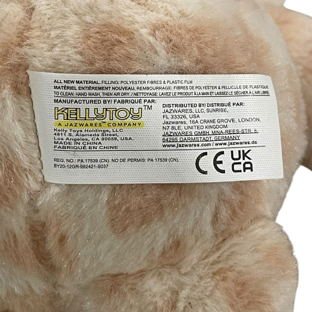 Kellytoy Kelly Baby Giraffe Plush Rattle Toy Lovey Crinkle Ears 12" - Picture 6 of 11